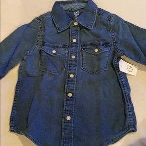 Baby Gap denim button up
